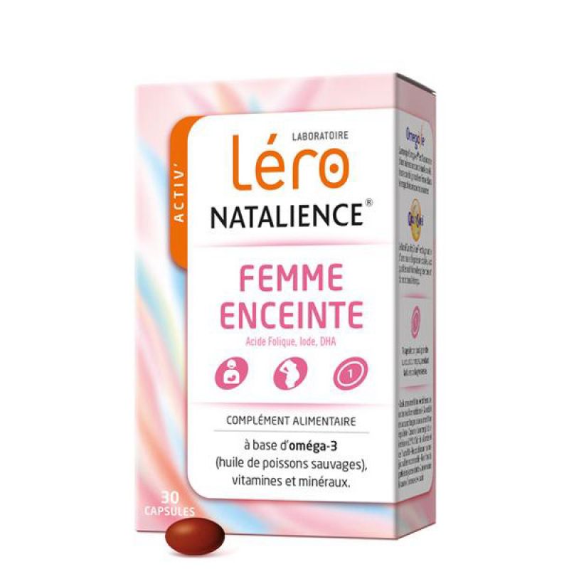 LERO NATALIENCE Bte 30 Femme Enceinte Complément Alimentaire pour Fe