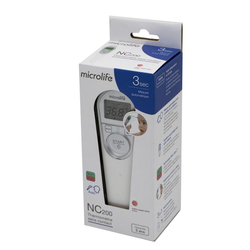 Microlife Thermom Tre Infrarouge Sans Contact Nc Automatique Et