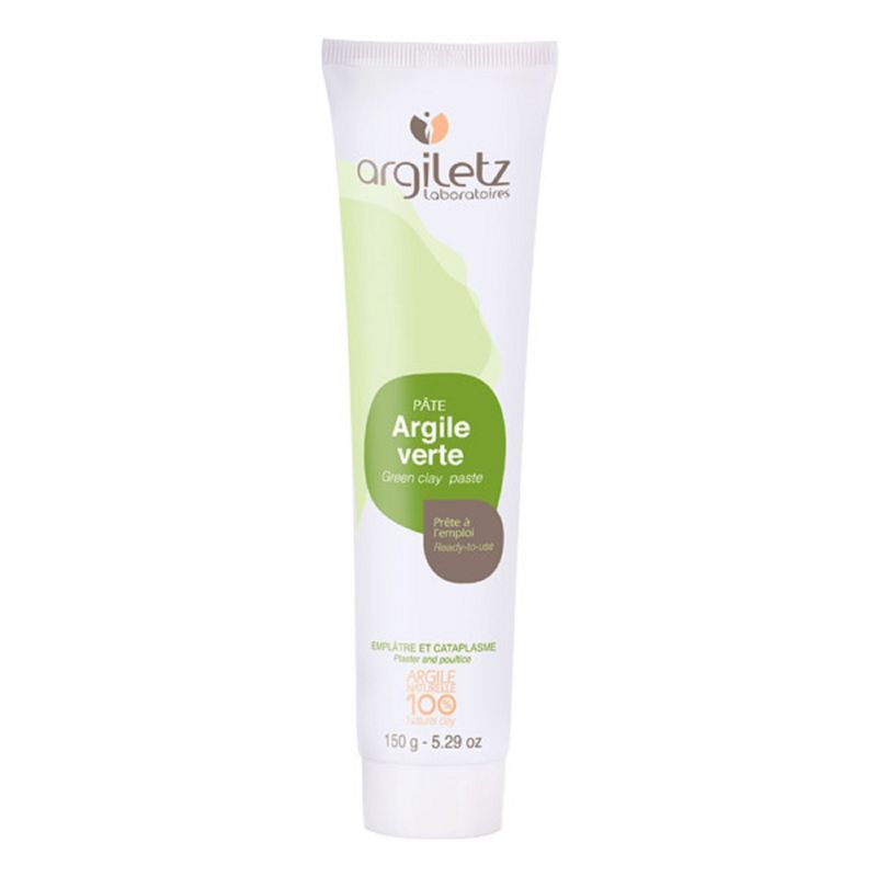 ARGILETZ Pâte d Argile Verte 150g Prête à l Emploi Masque Emplâtre