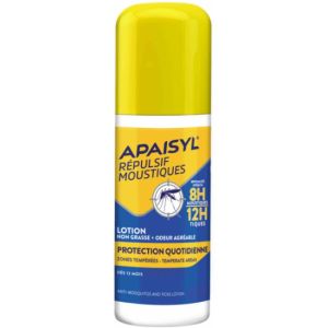 APAISYL Répulsif Moustiques Lotion Anti Moustiques - Zones Tempérées - 90ml