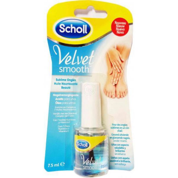 SCHOLL VELVET SMOOTH Huile Nourrissante Beauté 7 5ml Soin des Ongles