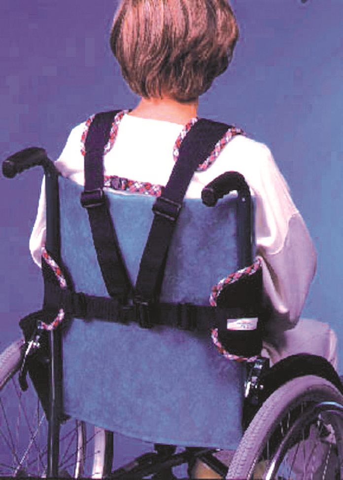 Maintien sécurité fauteuil roulant