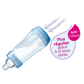MAM 2 Biberons Easy Start Anti-colique 320ml Rose + Beige 4 Mois et +Tétine