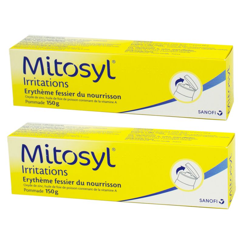 MITOSYL IRRITATIONS, pommade 150g, Lot de 2 Tubes SNOFI AVENTIS Pharma