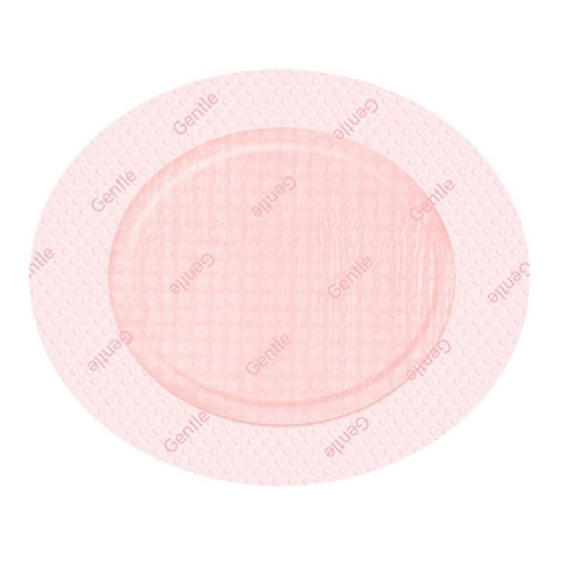 ALLEVYN GENTLE BORDER LITE OVAL 8.6 x 7.7 cm Bte/10 - Pansement