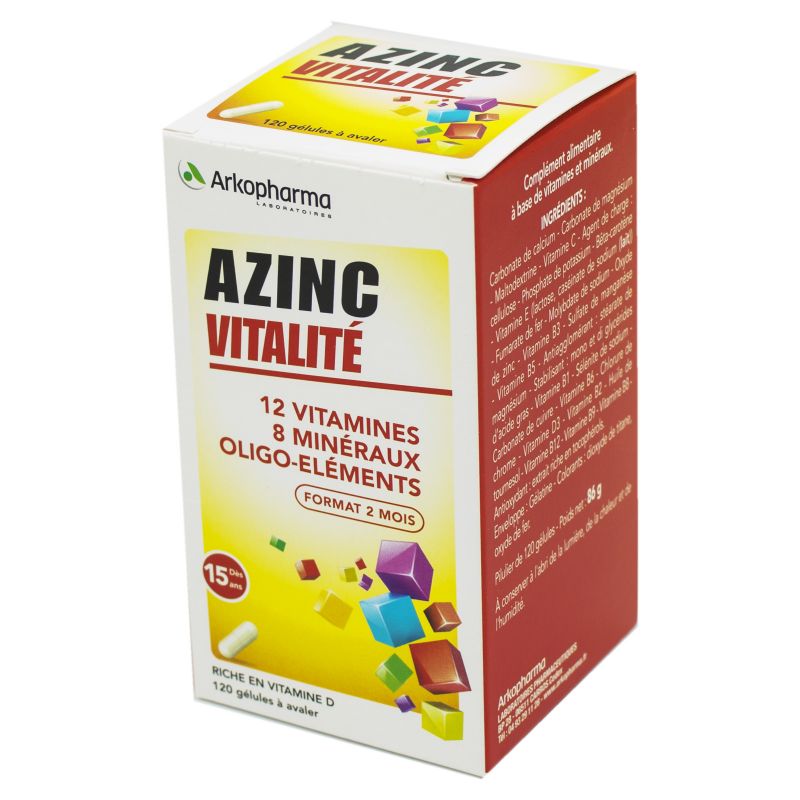 Arkopharma Azinc Forme Vitalite Compl Ment Alimentaire Contribuant