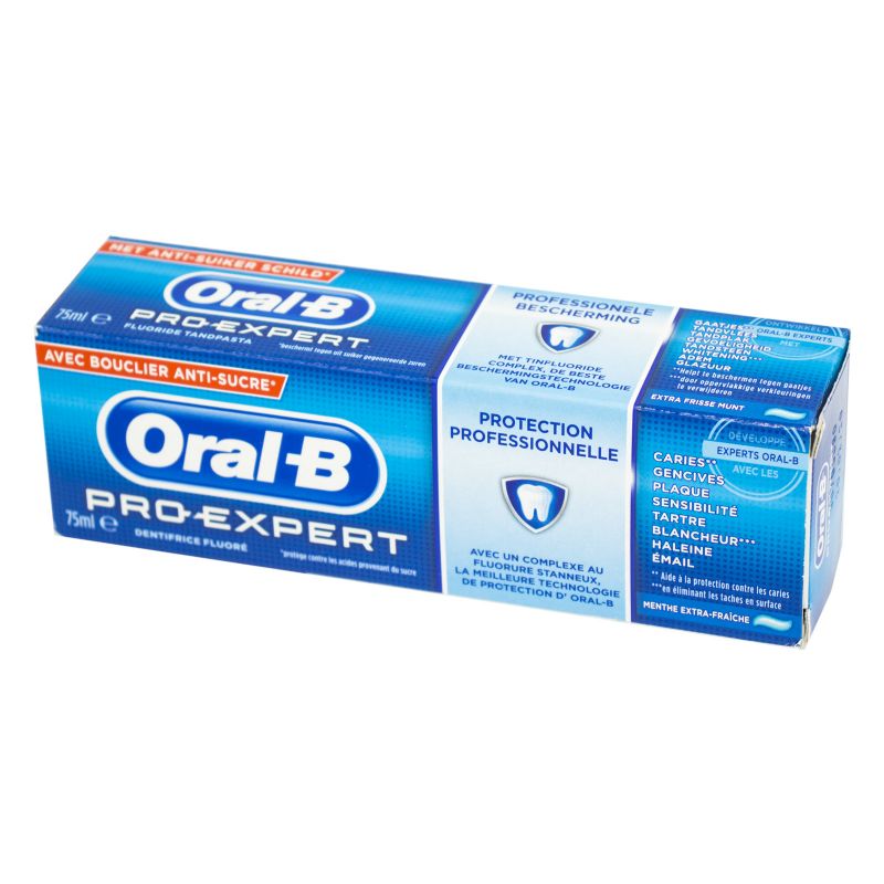 PROCTER & GAMBLE - ORAL B Pro Expert - Dentifrice Fluoré Avec Bouclier