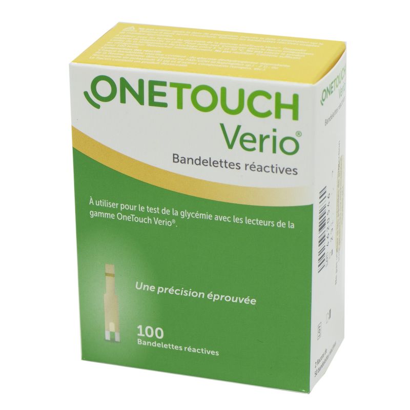 LIFESCAN - ONETOUCH VERIO Bandelettes Réactives OneTouch® - Pour Lecte