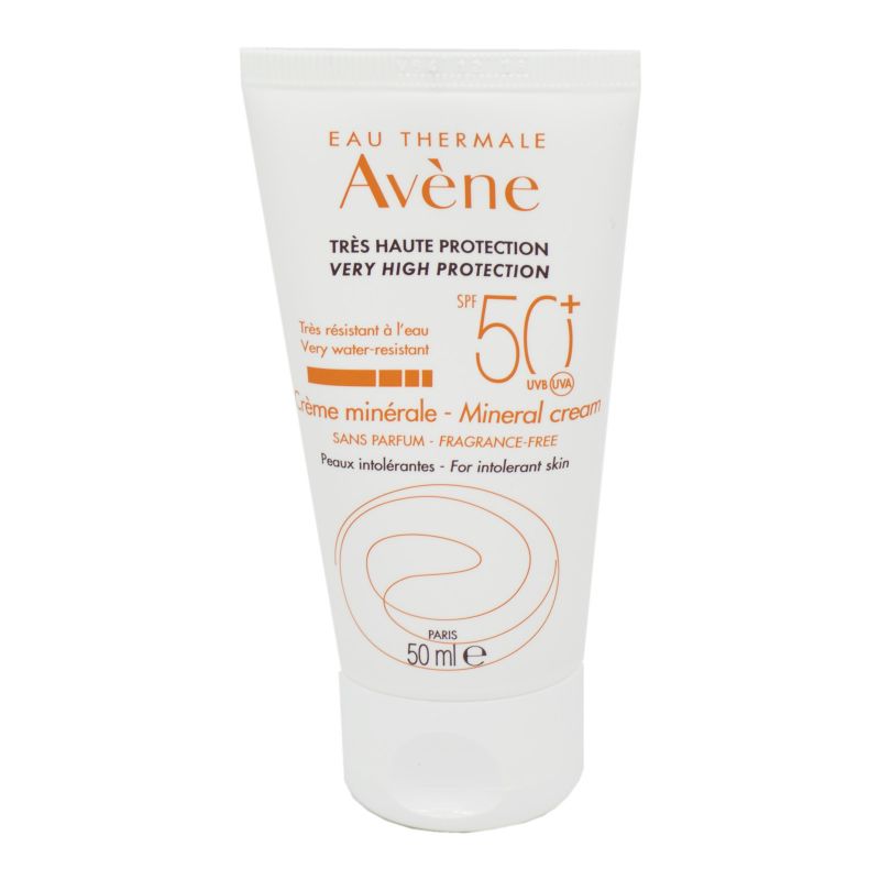 Avene Solaire Spf50 Crème Minérale Visage Très Haute Protection Solai 