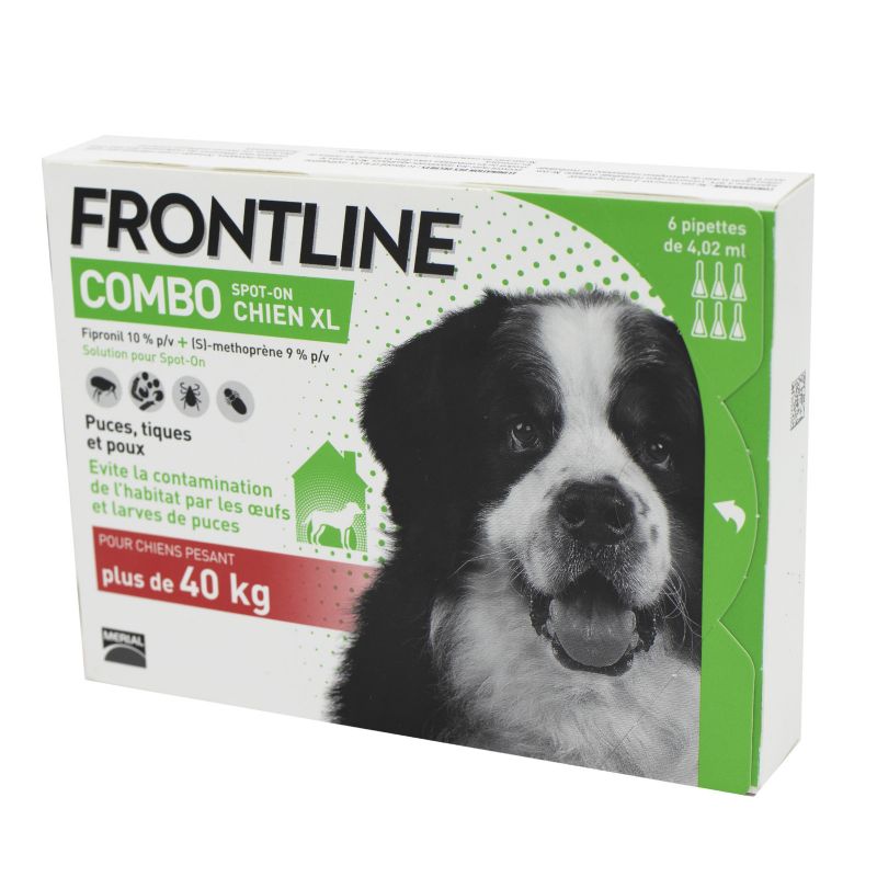 Frontline Combo Chat 6 Pipettes Frontline Combo Line Puces œufs De Puces Et Tiques Chien Xl 6 Pipettes Newpharma