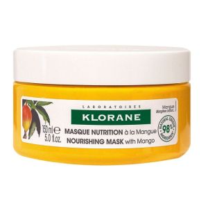 KLORANE Nutrition masque à la mangue cheveux secs 150ml - 3282770140996