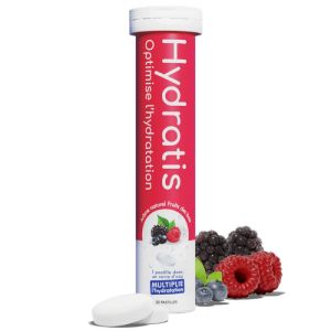 HYDRATIS Fruits des Bois 20 Pastilles Effervescentes - Optimise l' Hydratation