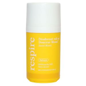 RESPIRE - Deodorant efficacité 24h douceur monoi roll-on 50ml