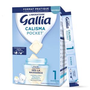 Promo Lait de croissance en poudre calisma 3 ème âge - dès 12 mois gallia  chez Coccinelle Supermarché