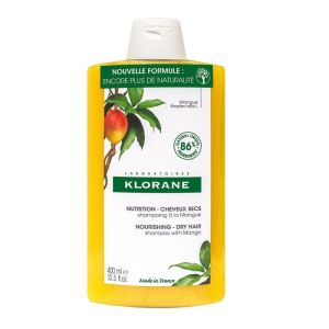 KLORANE Nutrition shampooing à la mangue cheveux secs 400ml - 3282770140941