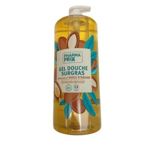 PHARMACTIV PHARMAPRIX - Gel douche Surgras - Extrait d'huile d'Argan - Fl/ 1L