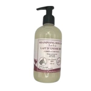 ESTIPHARM - Shampoing douche 2 en 1 au Lait d'ânesse BIO corps et cheveux - 300 ml - 3760270171226