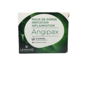 Lehning Angipax Maux de gorge Irritations - 40 Comprimés orodispersibles