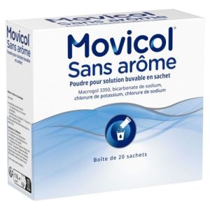 Movicol sans Arôme, poudre pour solution buvable - 20 sachets