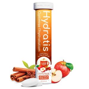 HYDRATIS Pomme & Cannelle à boire chaud 20 Pastilles Effervescentes - Optimosel'Hydratation