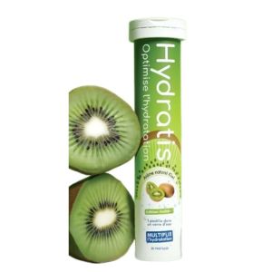 HYDRATIS Kiwi 20 Pastilles Effervescentes - Optimise l'Hydratation