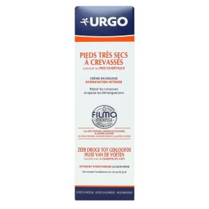 URGO - FILMOMOUSSE - Pieds très secs crevasses mousse hydratation intense - 125ml