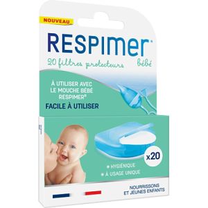 PERRIGO - Respimer, 20 filtres protecteurs bébé