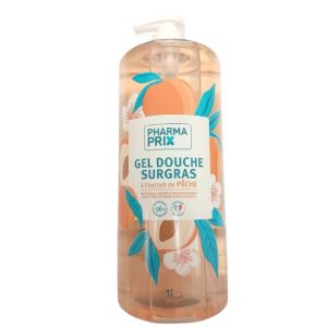 PHARMACTIV / PHARMAPRIX - Gel douche sur gras extrait pêche - FL/1 L