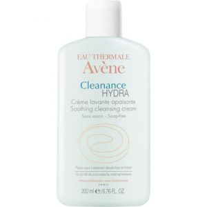 AVENE CLEANANCE HYDRA - Crème Lavante Apaisante - Hygiène du Visage - Peaux desséchées et irritées -