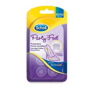 SCHOLL ACTIVGEL Party Feet Protections Points Sensibles - Coussinet Plantaire Femme - Bte/6