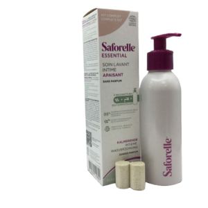 SAFORELLE - Essentiel soin lavant intime Apaisant - Kit de démarrage - 2 x 6g - 3700399102800