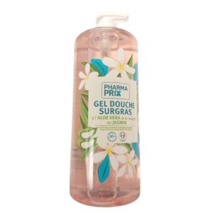 PHARMACTIV / PHARMAPRIX - Gel douche surgras à l'aloe vera et extrait de Jasmin - Fl/1L