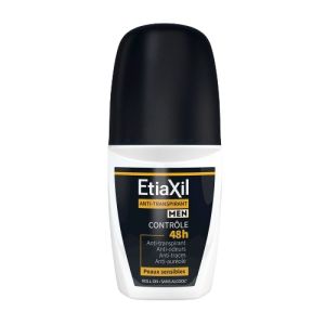 ETIAXIL MEN Déodorant Anti Transpirant Contrôle 48h 50ml - Transpiration Modérée des Aisselles