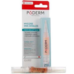 PODERM - MYCOSE DES ONGLES - DES LE 1 ER JOUR - STYLO - 4 ML