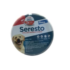 SERESTO Grands Chiens Plus de 8kg - Bte/2 - Collier Antiparasitaire 70cm