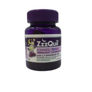 ZZZQUIL   Doux sommeil aide à s'endormir fruits des bois 30 gommes - 8700216065009