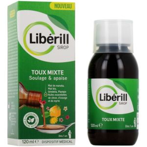 PIERRE FABRE MEDICAMENT - Libérill sirop - Toux mixte - Soulage & Apaise - 120 ml - 3577056028236