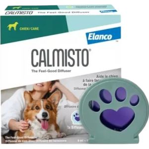 ELANCO - CALMISTO - ANTI STRESS POUR CHIEN - 1 DIFFUSEUR - PARFUM LAVANDE - 1 RECHARGE