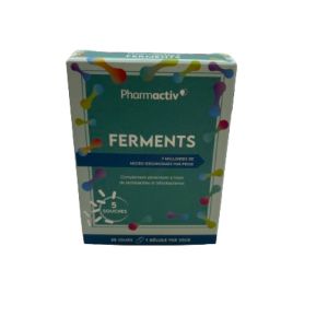 PHARMACTIV - FERMENTS 5 souches - Compléments alimentaires - 30 jours - 3515450089545