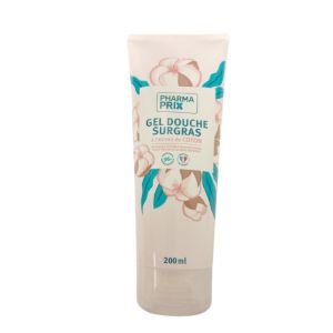 PHARMACTIV / PHARMAPRIX - Gel douche sur gras extrait de coton - Tbe/200 ml