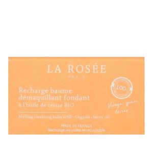 La Rosée Recharge baume démaquillant fondant huile cerise bio 90ml