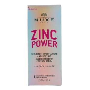 NUXE - Zinc Power - Sérum Anti-Imperfections / Anti-Boutons - 30 ml - 3264680039942