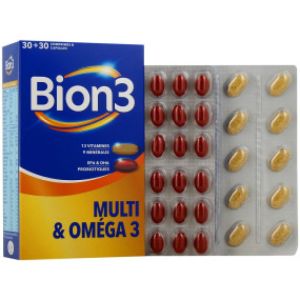 Bion 3 - Multi & Oméga 3 - 30 Comprimés et 30 Capsules