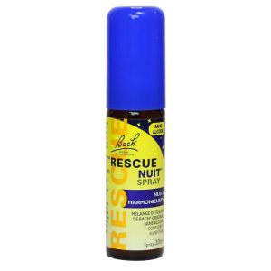 Rescue nuit spray sans alcool 20ml fleurs de bach