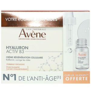 AVENE - Hyaluron Activ B3 crème régénération cellulaire 50ml + sérum offert 10ml