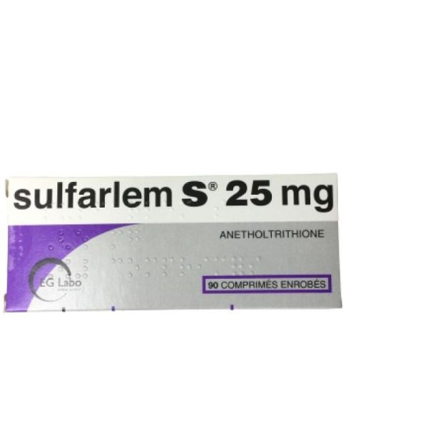 EG LABO - SULFARLEM S 25 mg - 90 comprimés enrobés - 3400930270295