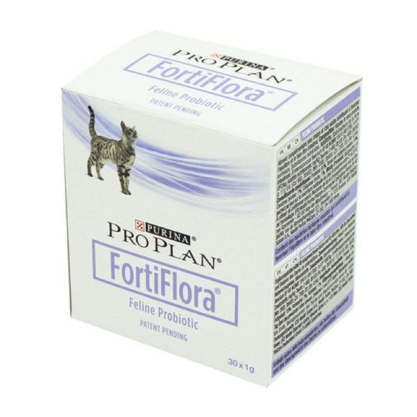Purina Pro Plan Veterinary Supplements Complément alimentaire pour chien  FortiFlora - Probiotique canin en poudre - 30 sachets de 1 g (1 paquet),  marron : : Animalerie