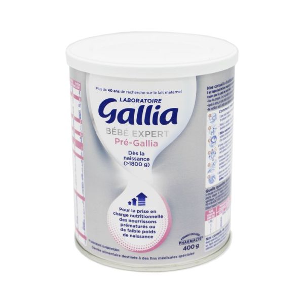 Gallia Bébé Expert Pré-Gallia lait pour prématurés ou faible poids
