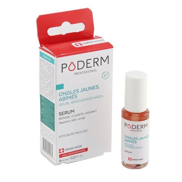 PODERM PROFESSIONAL - Serum , Répare , Clarifie, Assainit - Ongle Jaunes , abîmés - 8ml - 7640178212275