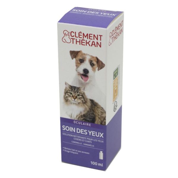 CLEMENT THEKAN Soin des Yeux Chien Chat 100 ml 3595897342915